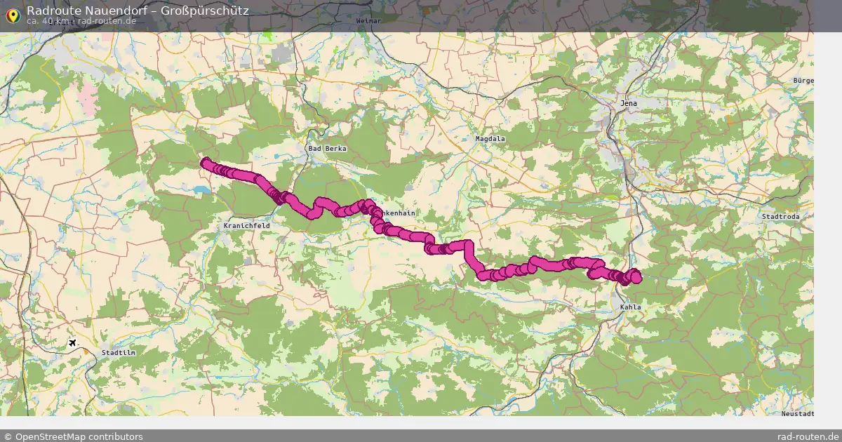 Radtour Nauendorf – Großpürschütz