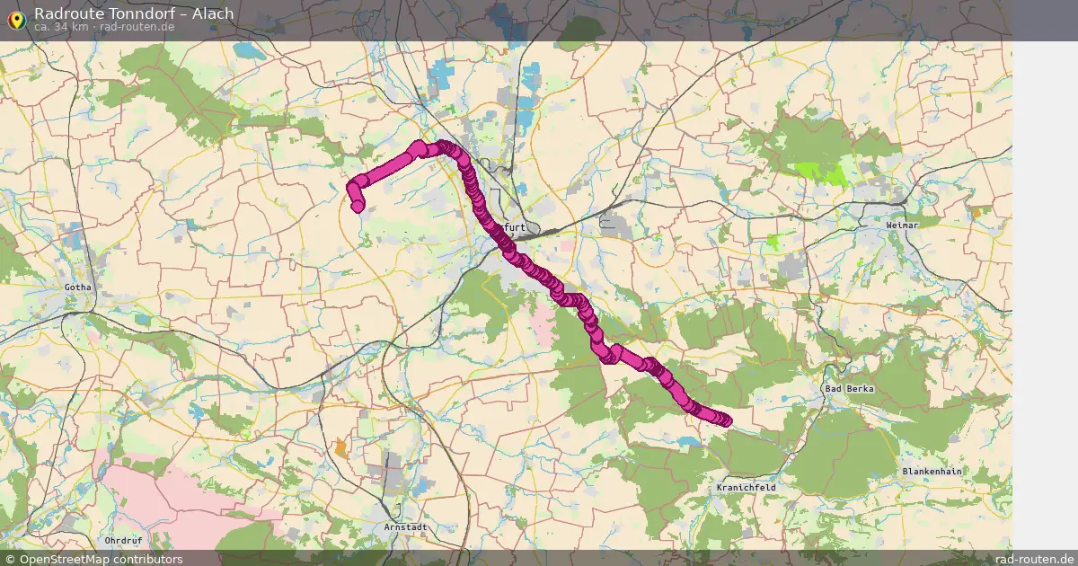 Radtour Tonndorf – Alach
