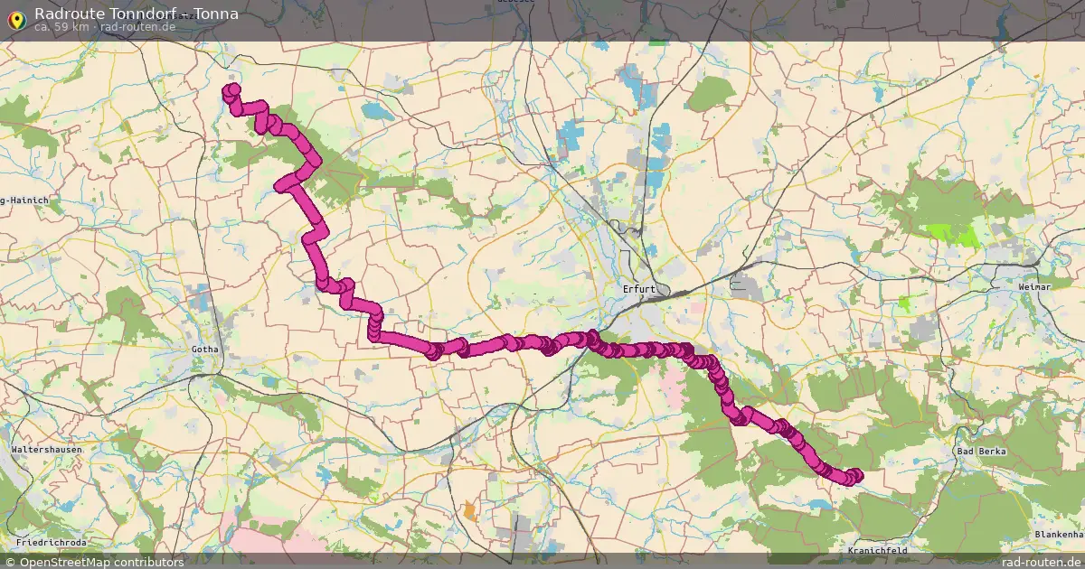Radtour Tonndorf – Tonna