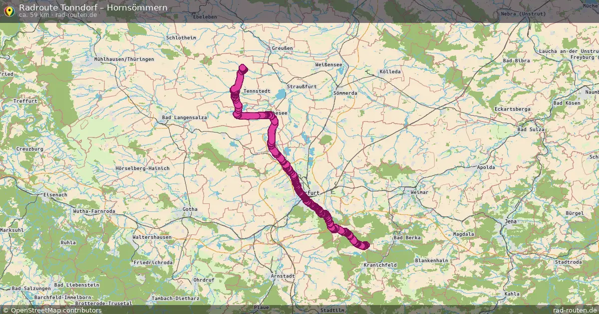 Radtour Tonndorf – Hornsömmern