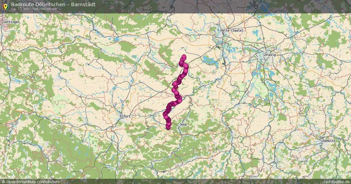 Radtour Döbritschen – Barnstädt