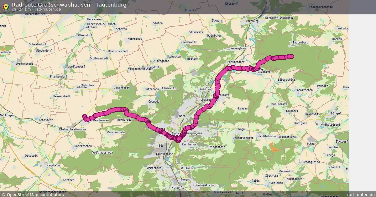 Radtour Großschwabhausen – Tautenburg