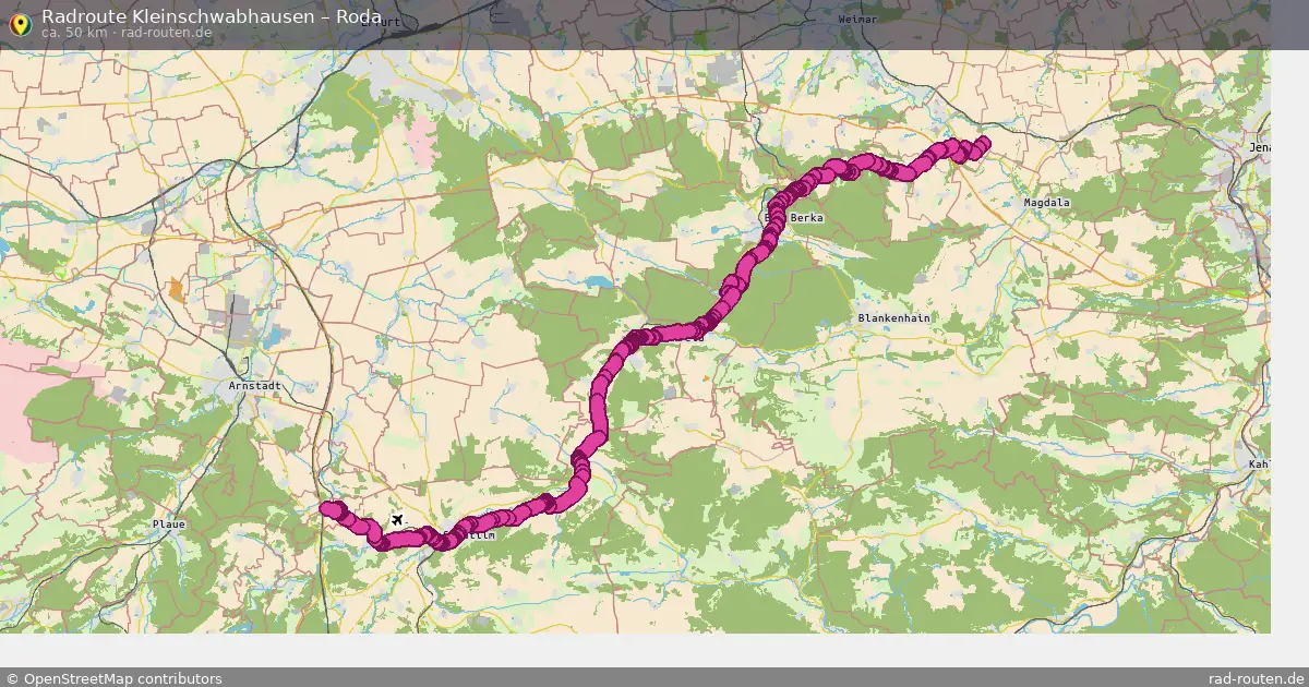 Radtour Kleinschwabhausen – Roda
