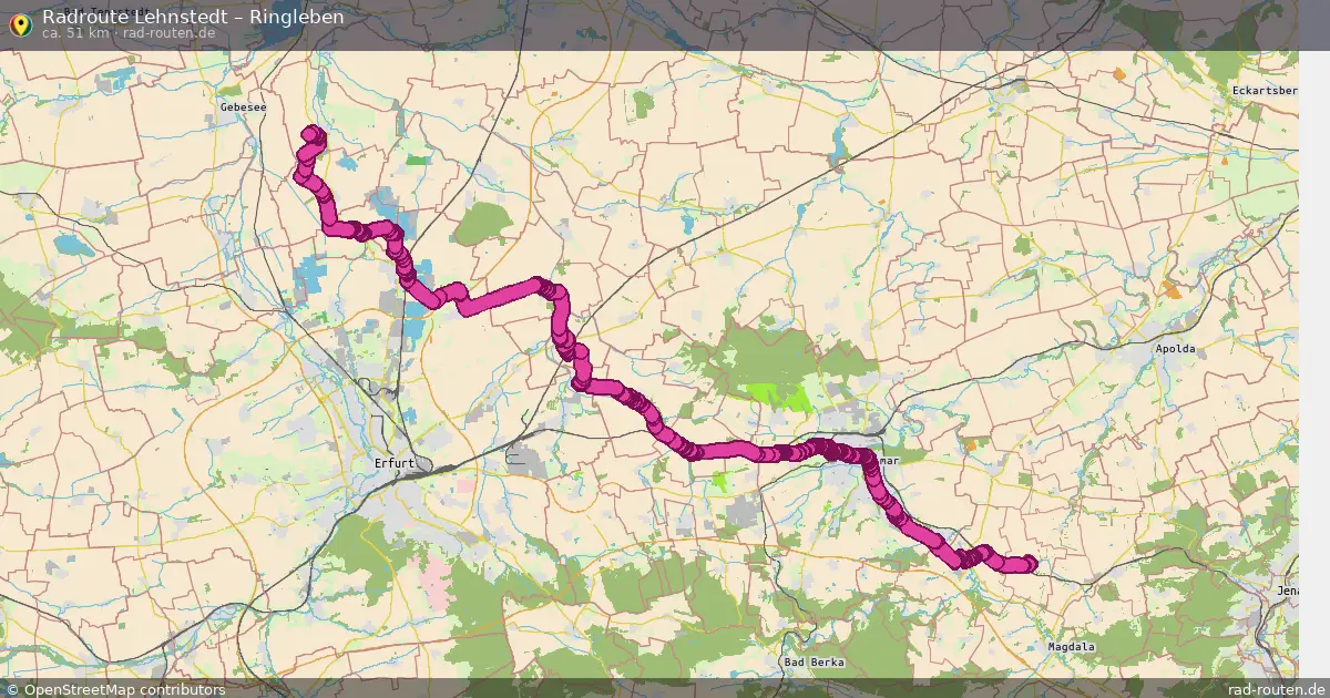 Radtour Lehnstedt – Ringleben