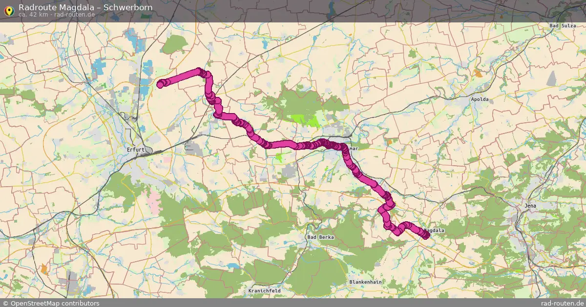 Radtour Magdala – Schwerborn
