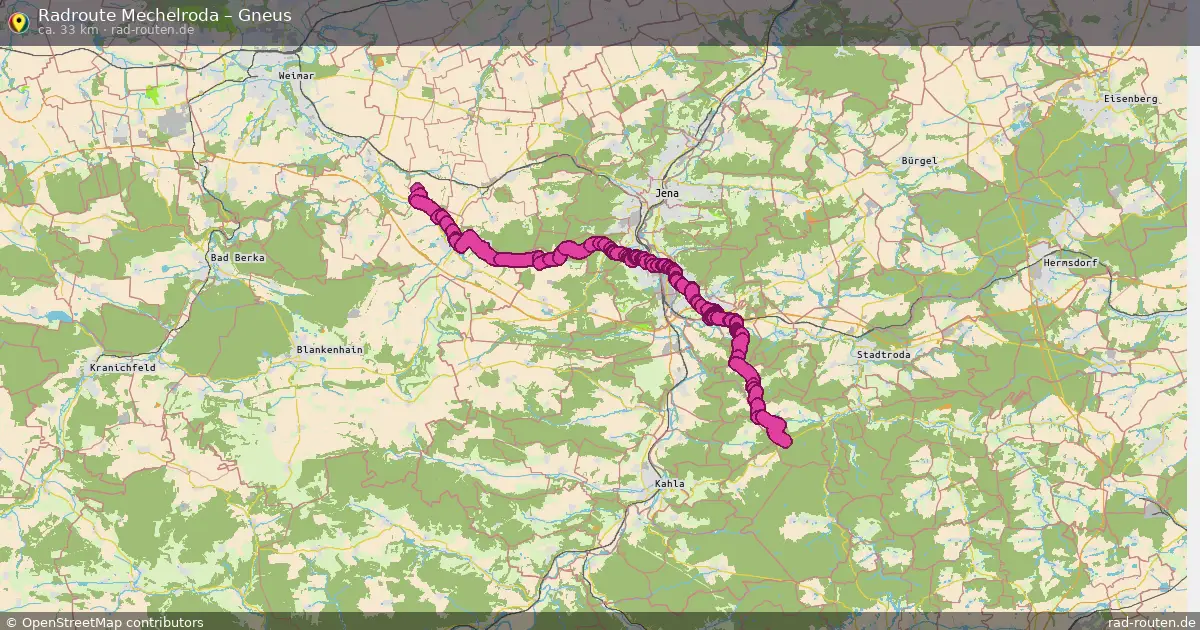 Radtour Mechelroda – Gneus