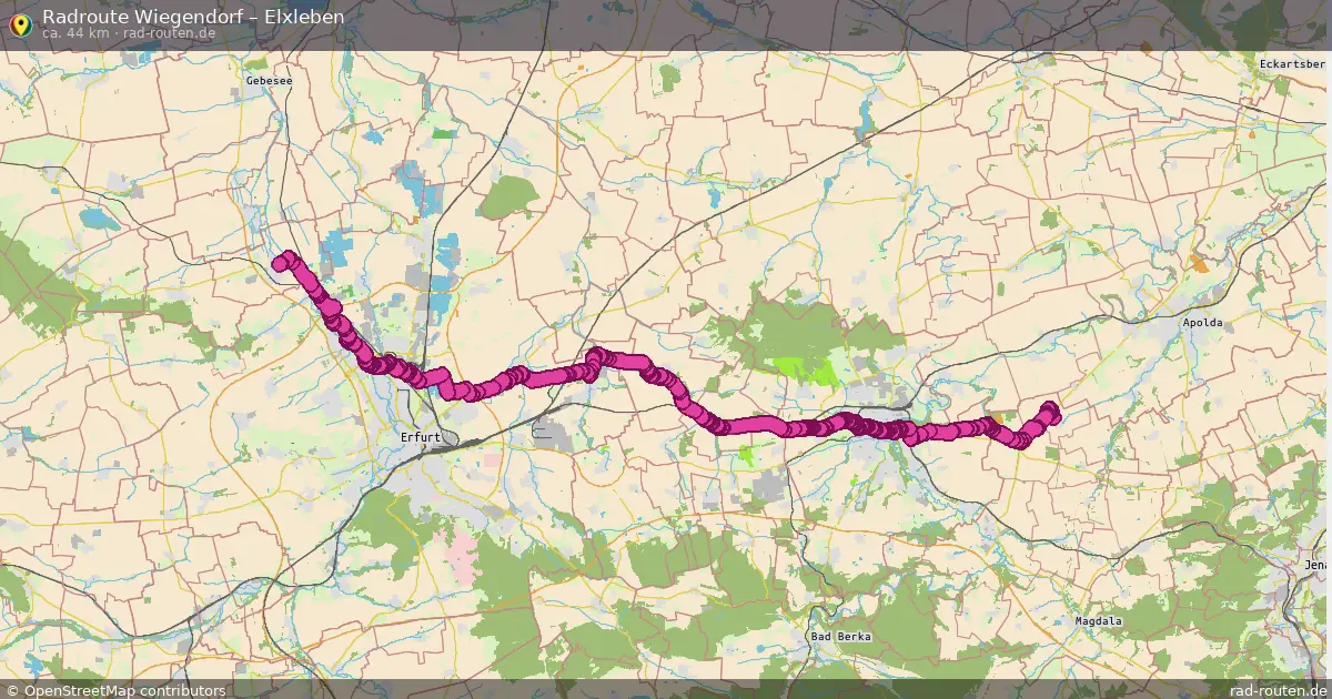 Radtour Wiegendorf – Elxleben