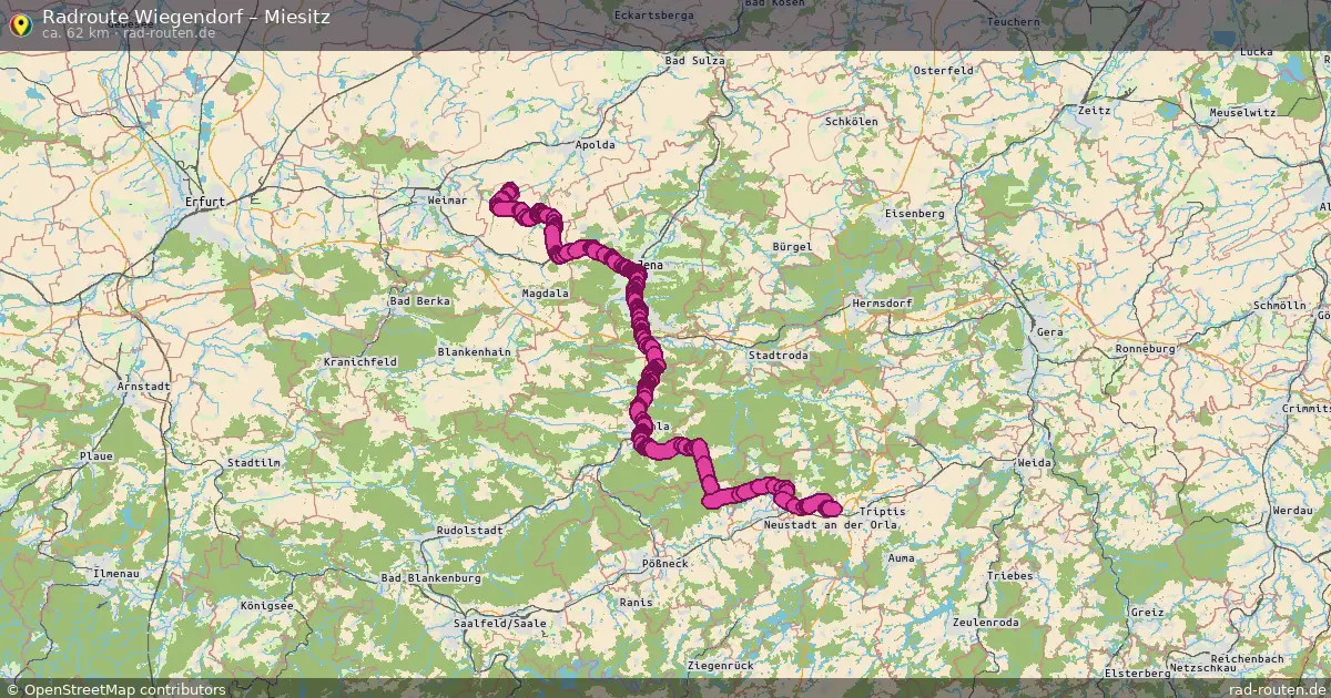 Radtour Wiegendorf – Miesitz