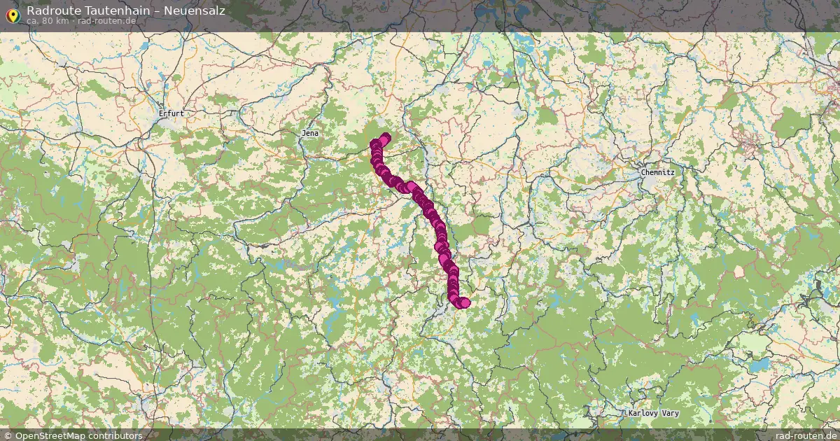 Radtour Tautenhain – Neuensalz