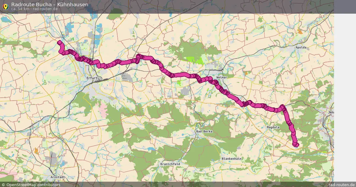 Radtour Bucha – Kühnhausen