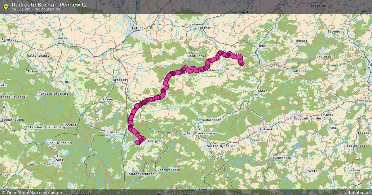 Radtour Bucha – Pennewitz