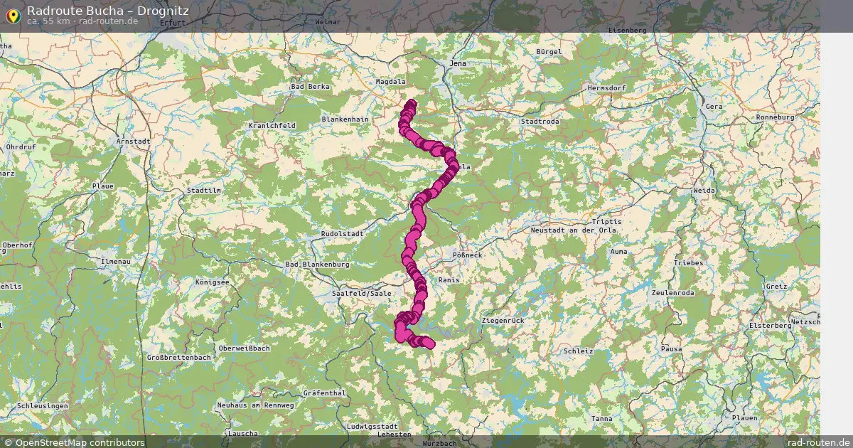 Radtour Bucha – Drognitz
