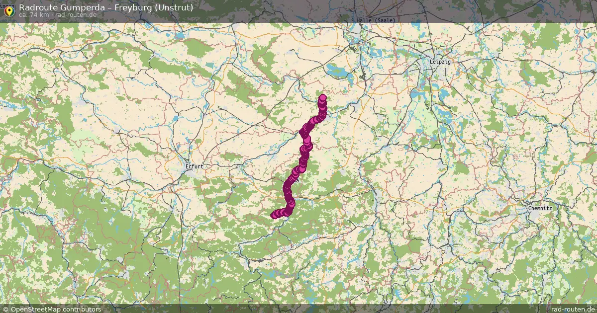 Radtour Gumperda – Freyburg (Unstrut)