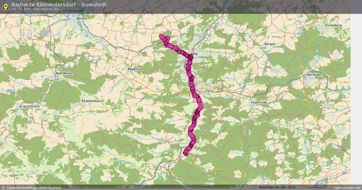 Radtour Kleineutersdorf – Isserstedt