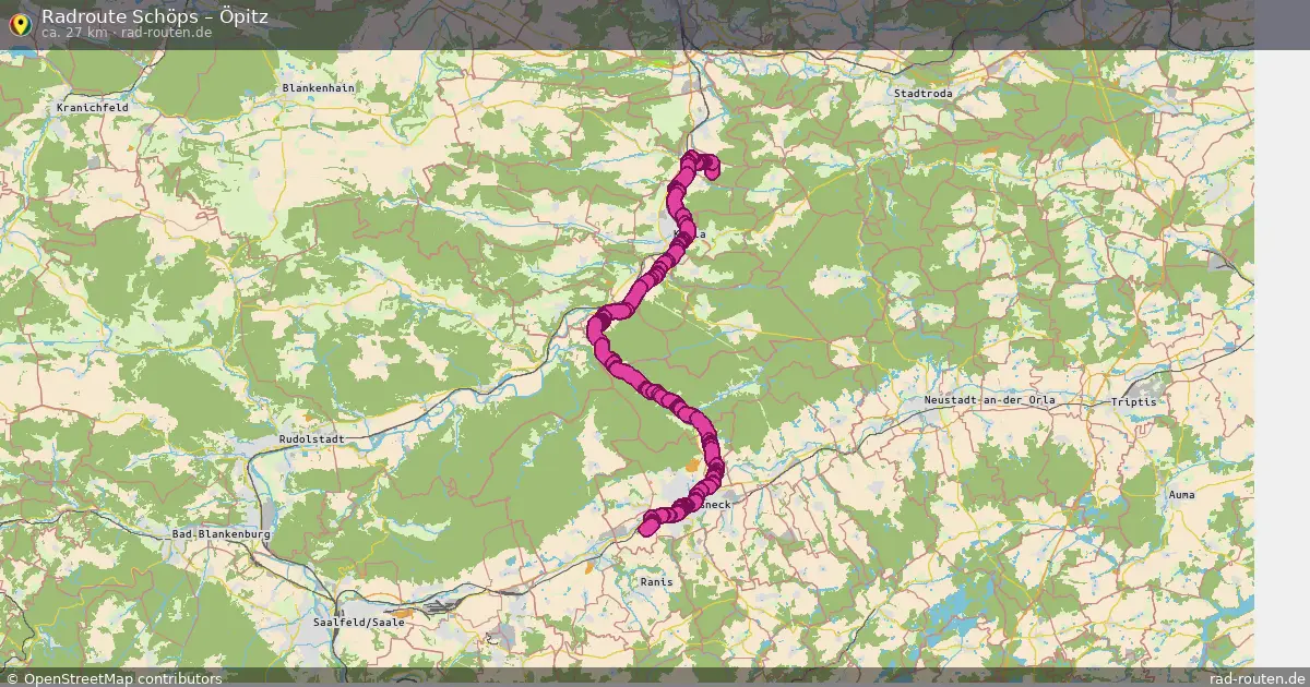 Radtour Schöps – Öpitz