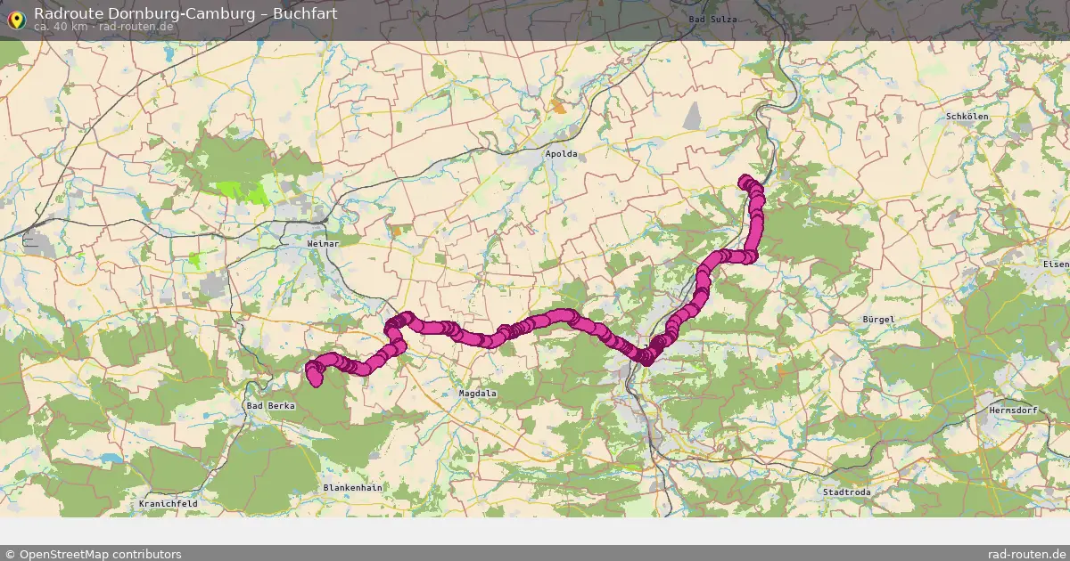 Radtour Dornburg-Camburg – Buchfart