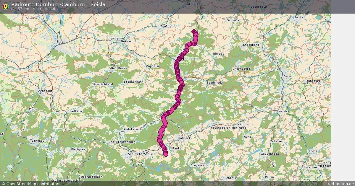 Radtour Dornburg-Camburg – Seisla