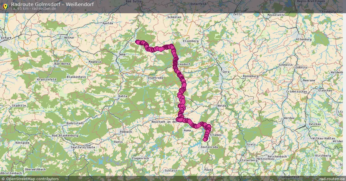 Radtour Golmsdorf – Weißendorf