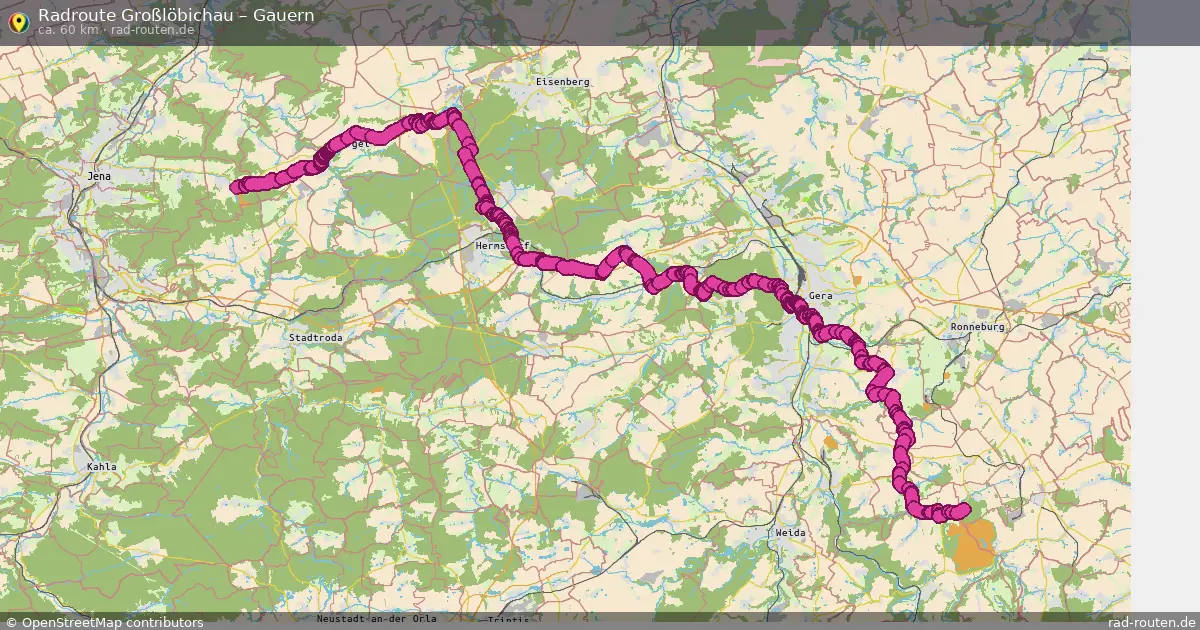 Radtour Großlöbichau – Gauern