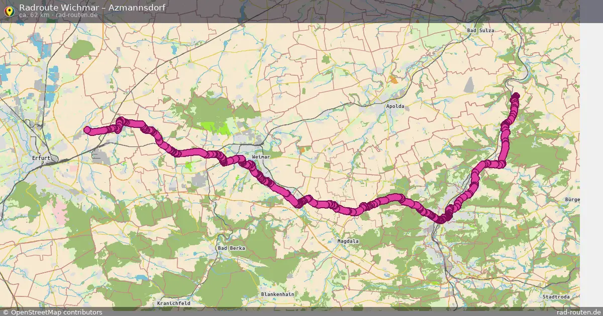 Radtour Wichmar – Azmannsdorf