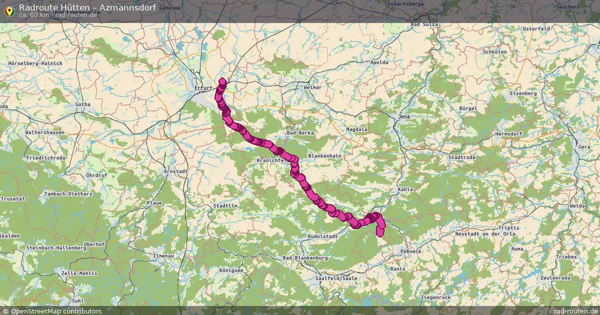Radtour Hütten – Azmannsdorf