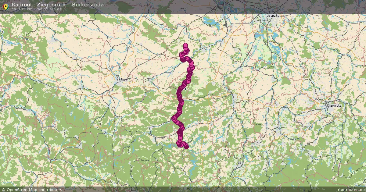 Radtour Ziegenrück – Burkersroda