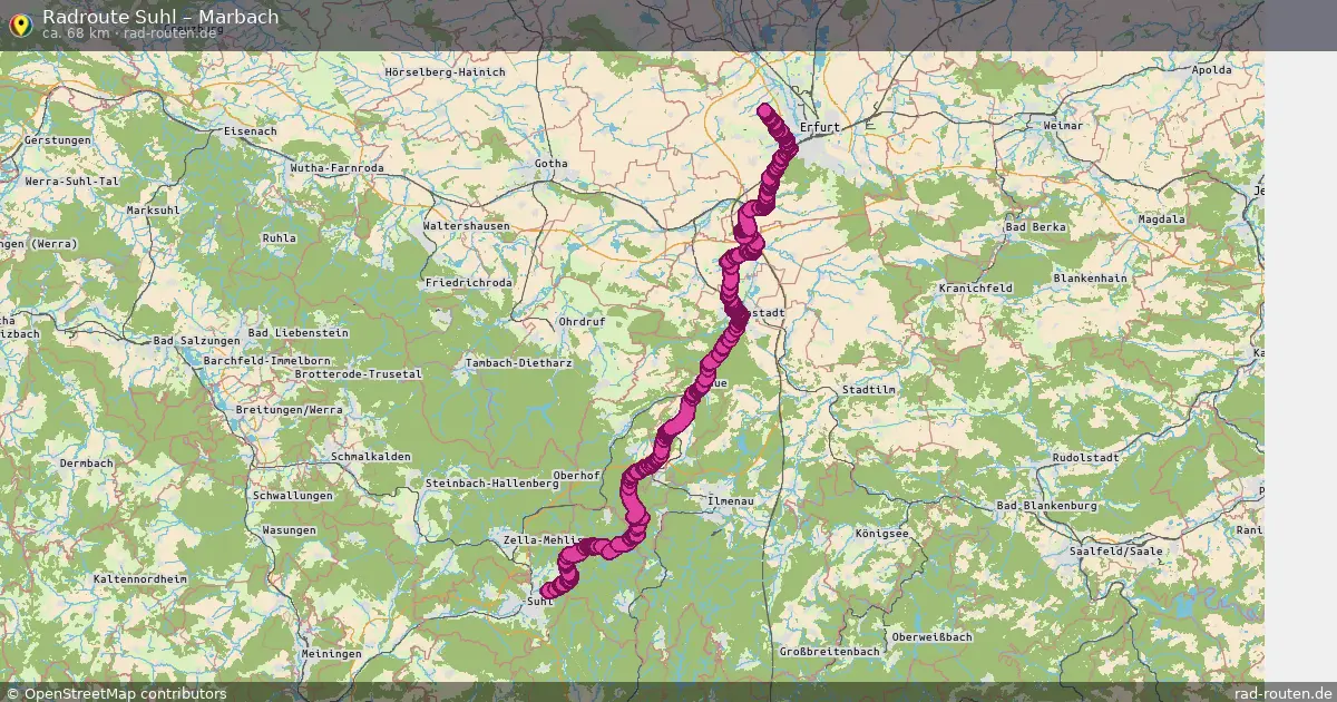 Radtour Suhl – Marbach