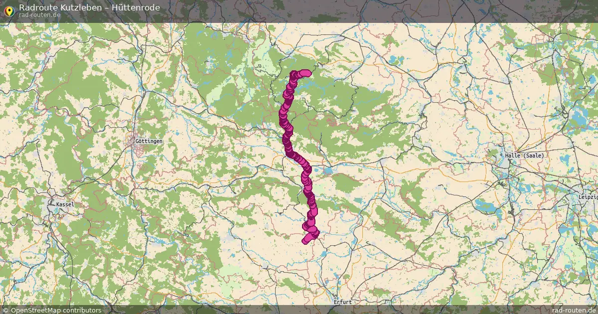 Radtour Kutzleben – Hüttenrode