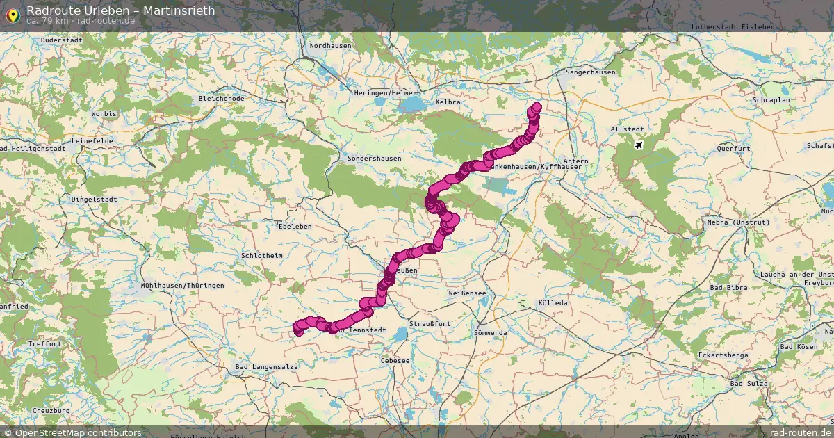 Radtour Urleben – Martinsrieth