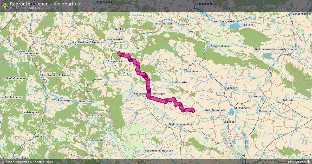 Radtour Urleben – Kleinbartloff