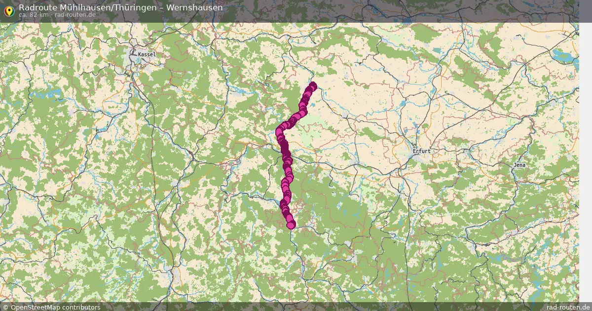 Radtour Mühlhausen Thüringen – Wernshausen