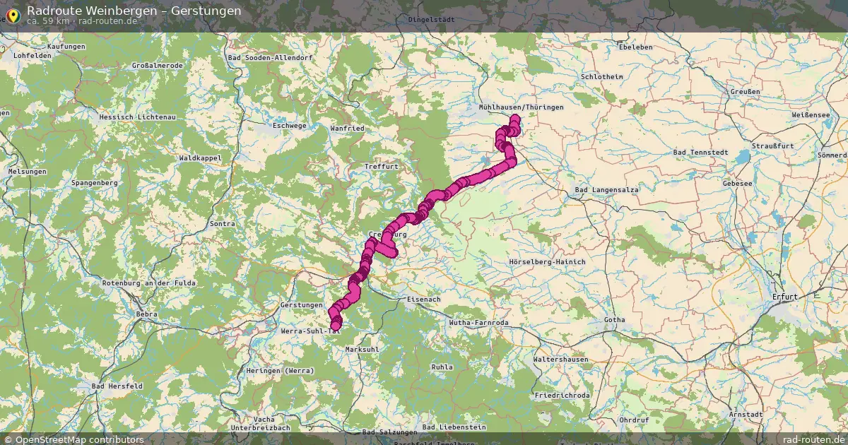 Radtour Weinbergen – Gerstungen