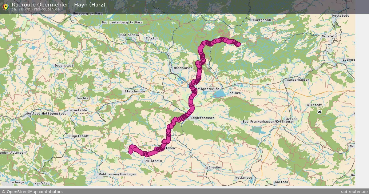 Radtour Obermehler – Hayn (Harz)