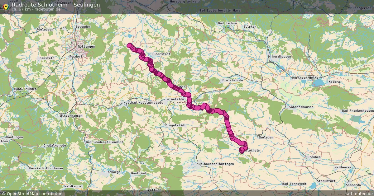 Radtour Schlotheim – Seulingen
