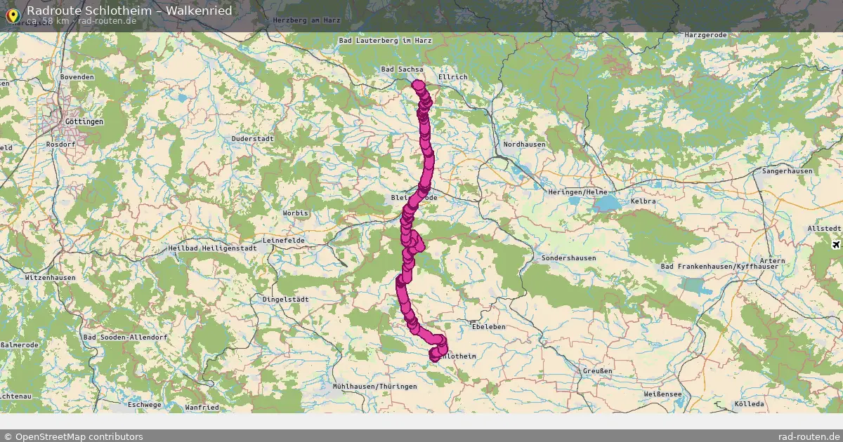Radtour Schlotheim – Walkenried