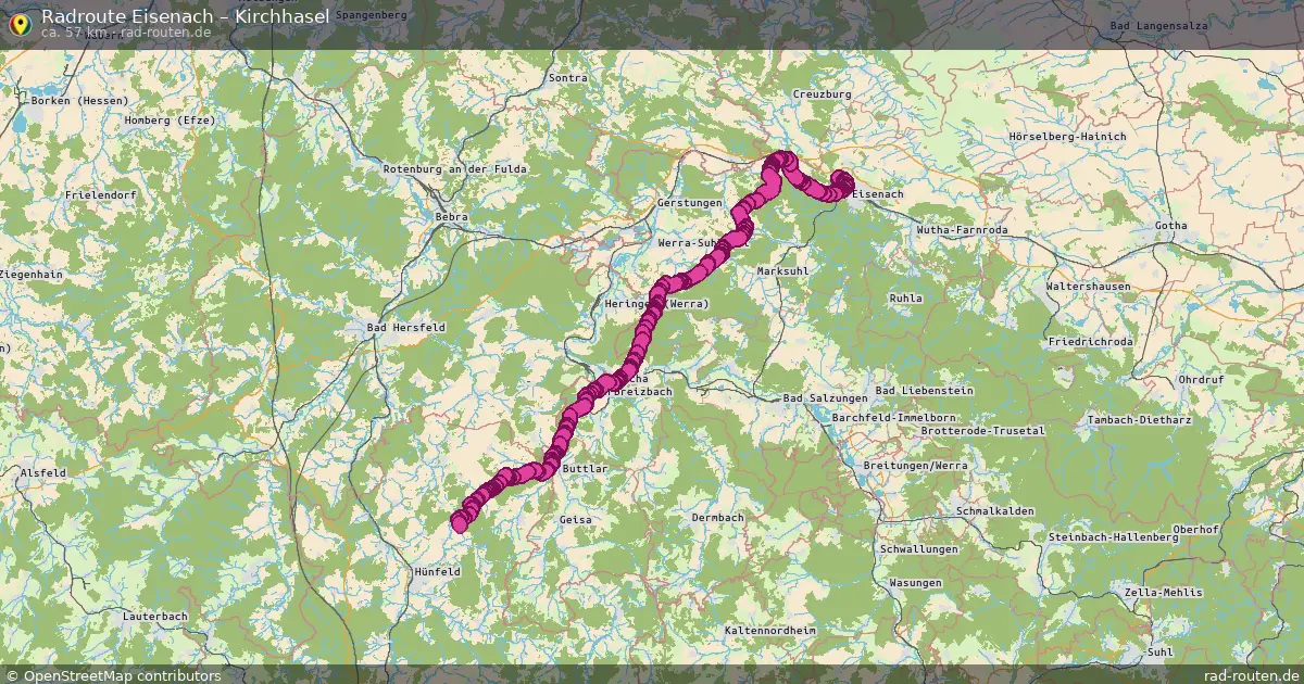 Radtour Eisenach – Kirchhasel