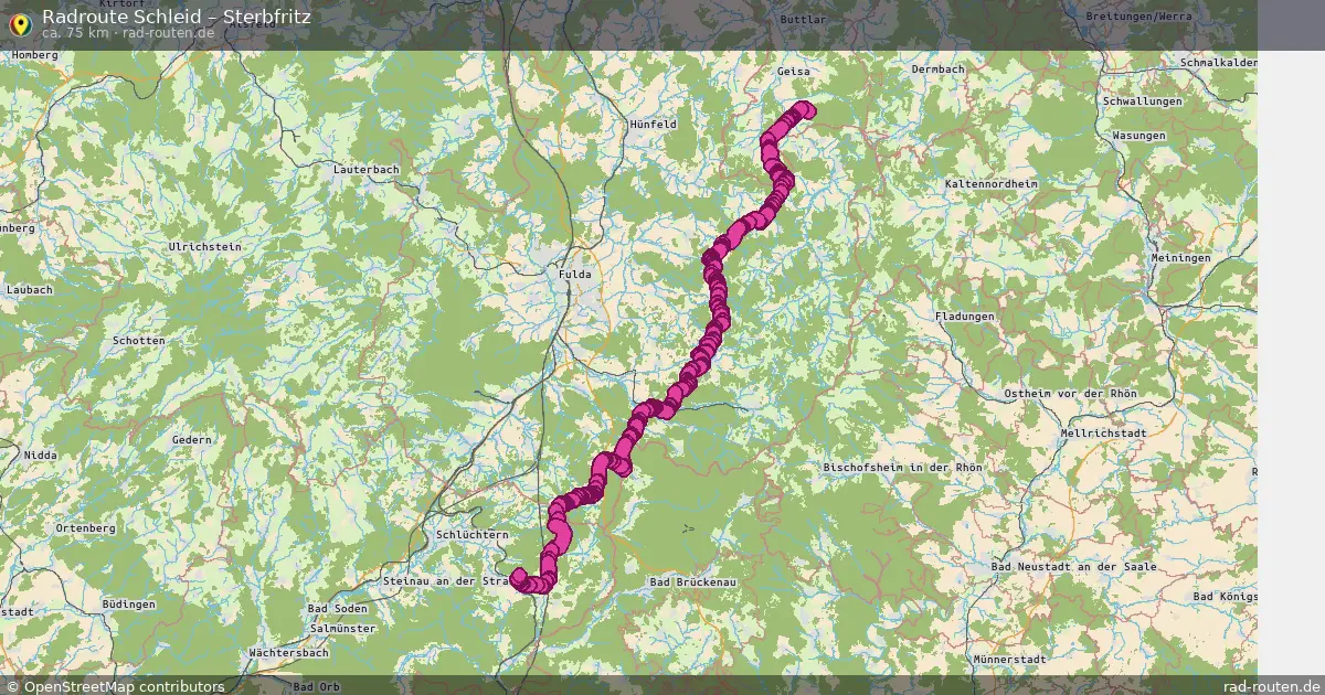 Radtour Schleid – Sterbfritz
