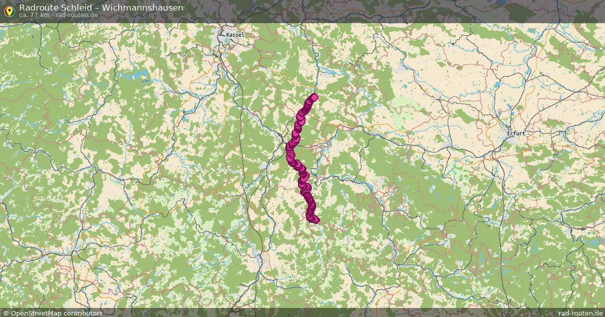 Radtour Schleid – Wichmannshausen