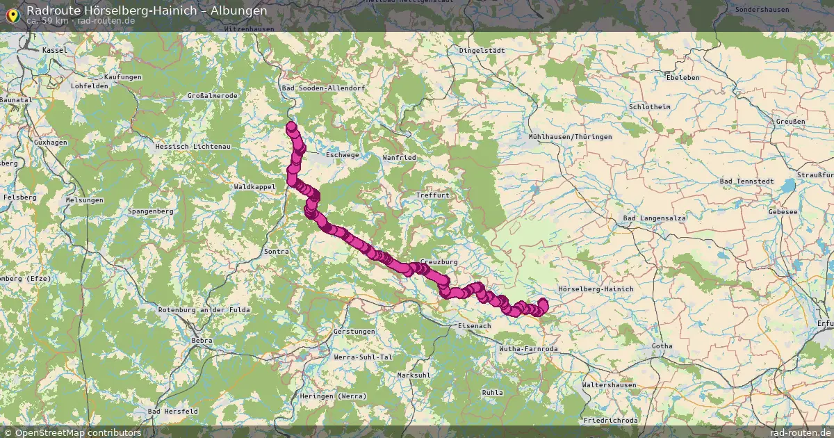 Radtour Hörselberg-Hainich – Albungen