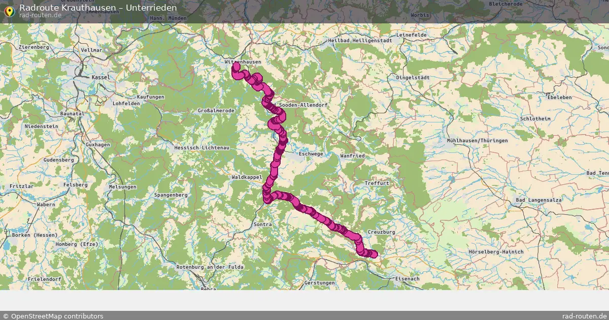 Radtour Krauthausen – Unterrieden