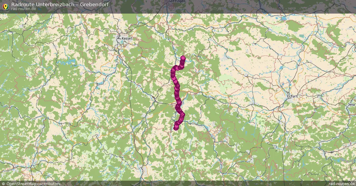Radtour Unterbreizbach – Grebendorf
