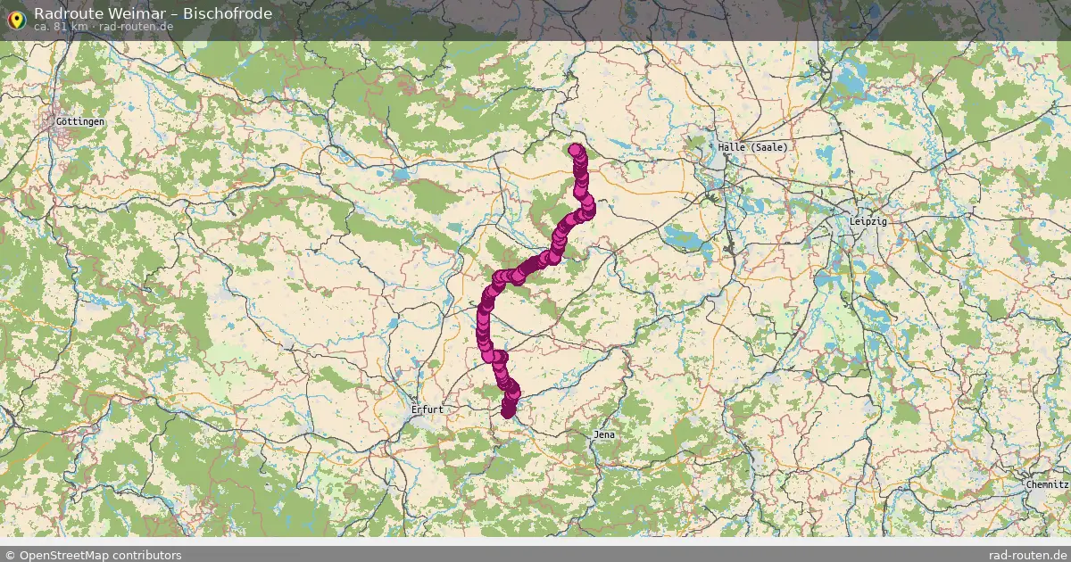 Radtour Weimar – Bischofrode
