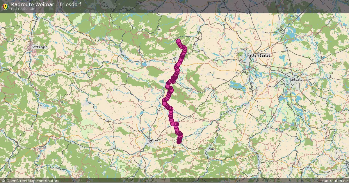 Radtour Weimar – Friesdorf