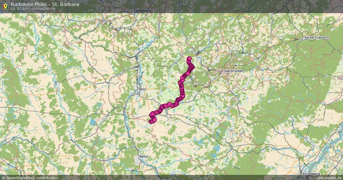 Radtour Phlin – St. Barbara