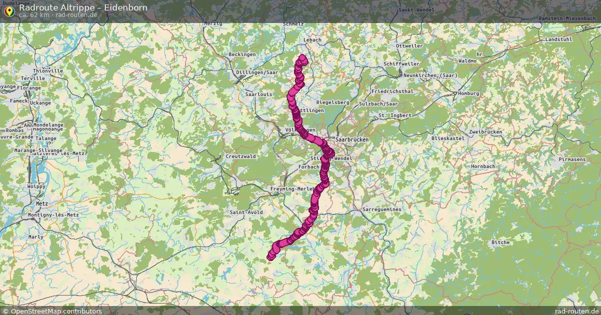 Radtour Altrippe – Eidenborn