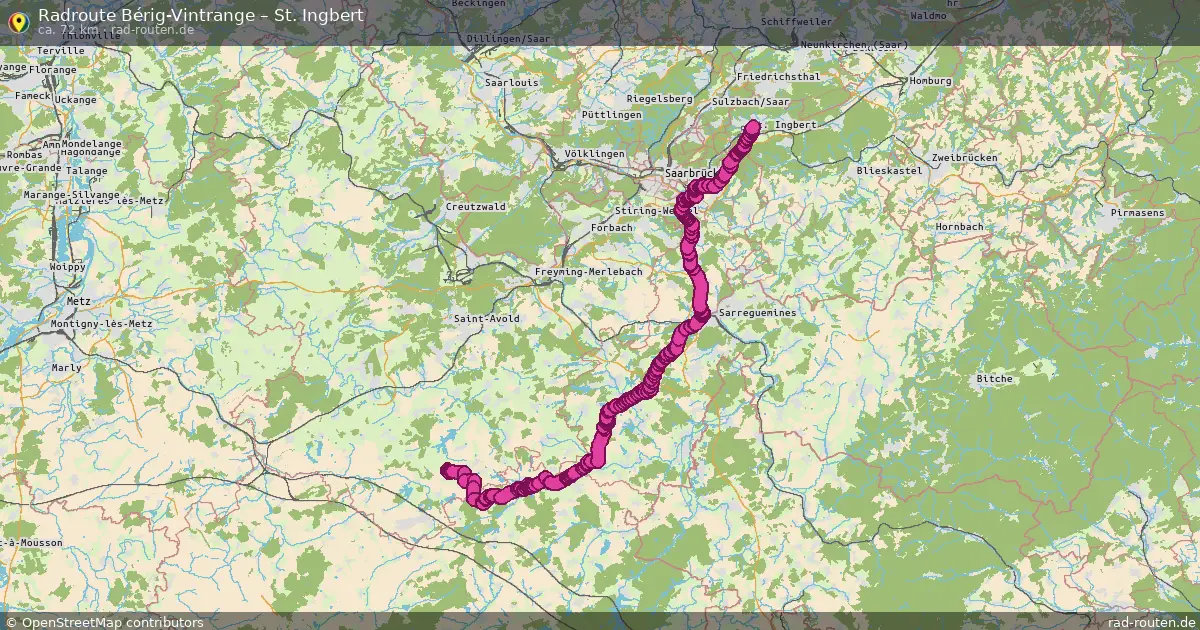 Radtour Bérig-Vintrange – St. Ingbert