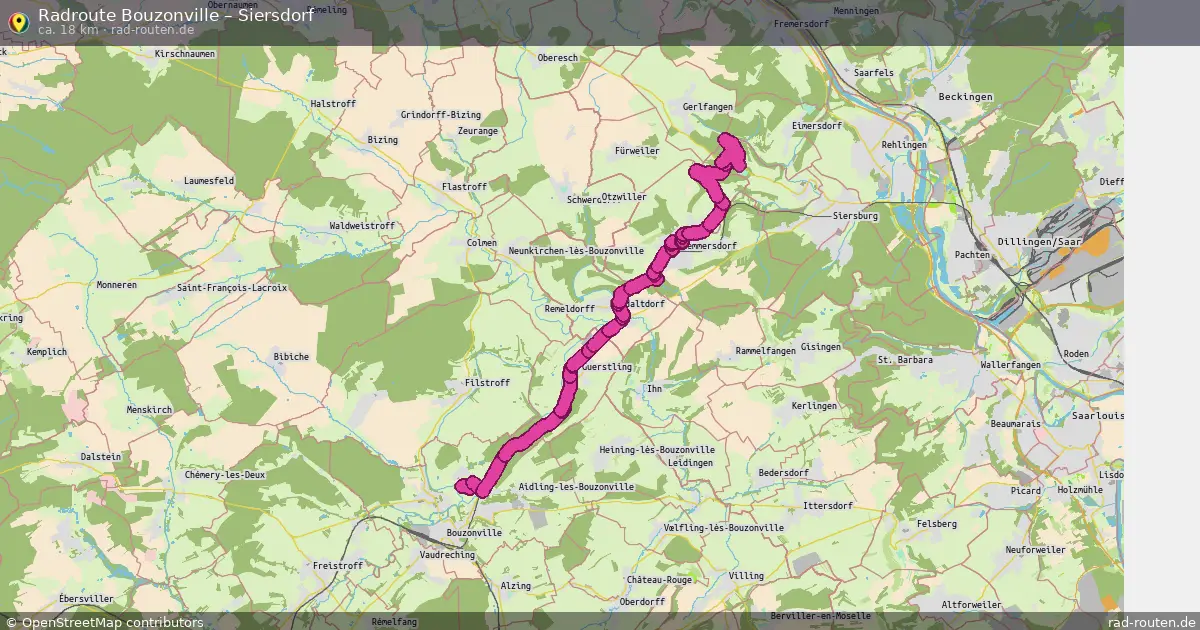Radtour Bouzonville – Siersdorf