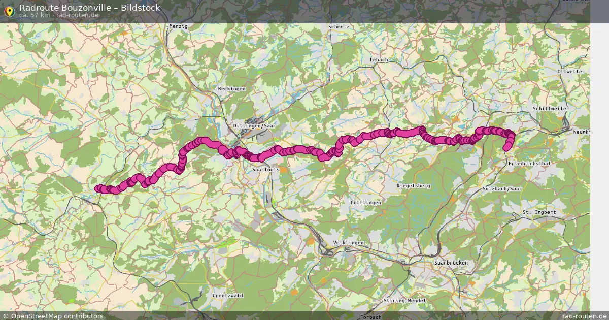 Radtour Bouzonville – Bildstock