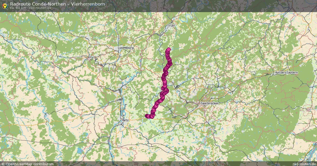 Radtour Condé-Northen – Vierherrenborn