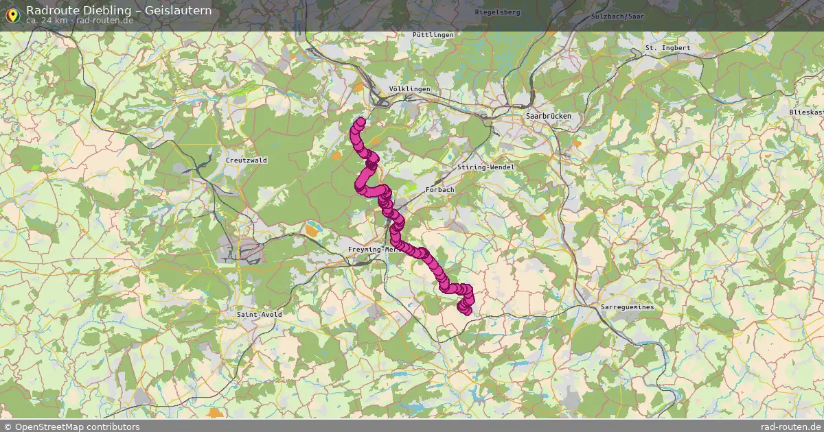 Radtour Diebling – Geislautern